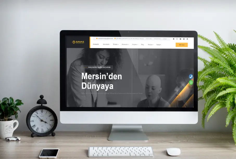 SAVAŞ TECHNOLOGY WEB SİTESİ ÇALIŞMASI
